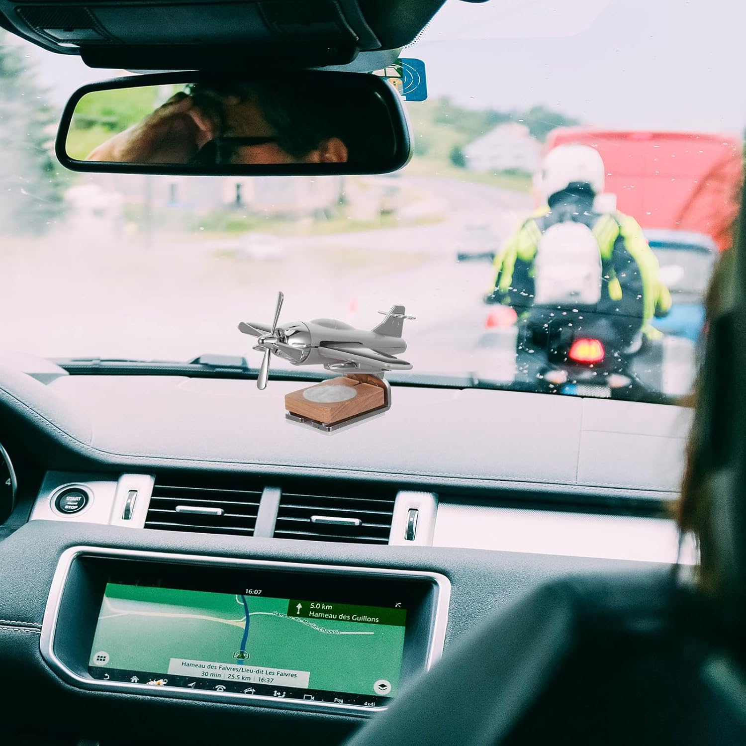 Helicopter Car Air, Alloy Solar Car Oil Diffuser Helicopter Aroma Diffuser for Vent Perfume Automotive Decoration Home Office