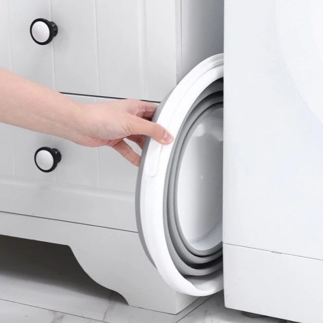 【Clearance Sale】Collapsible Mop Bucket and Ice Bucket-3L/5L/10L  Household Cleaning Silicone Dust Mops Bucket with no Wringer Set,Portable Bathroom Cleaning Supplies Bucket for Cleaning Caddy Spin Mop