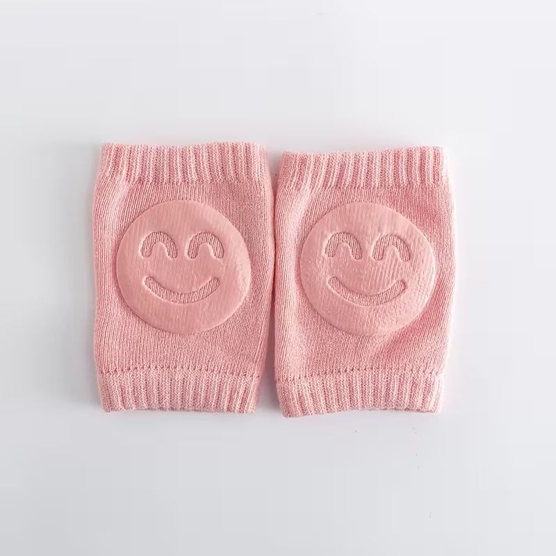 Four-Season Plush Baby Knee Pads with Adjustable Elastic Cuffs - Non-Slip Crawling & Walking Support for Infants, Soft Breathable Design in Light Blue, Yellow, Pink,Baby Knee Pads, Crawling Baby Gear