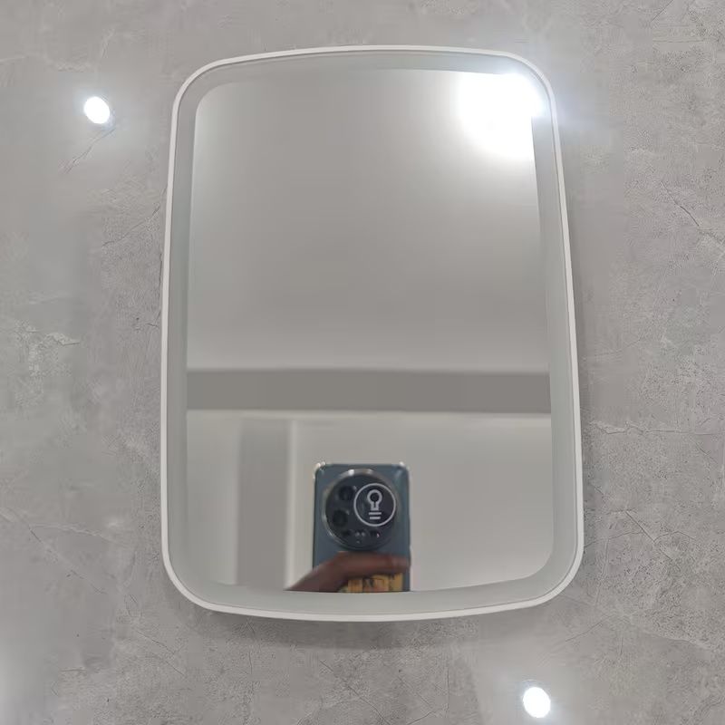 LED Makeup Mirror with Touch Sensor, Pocket Mirror, Travel Vanity Mirror in 3 Lighting Modes - White, Daylight and Warm Light, Adjustable Brightness, Portable Folding Desktop Cosmetic Mirror with USB