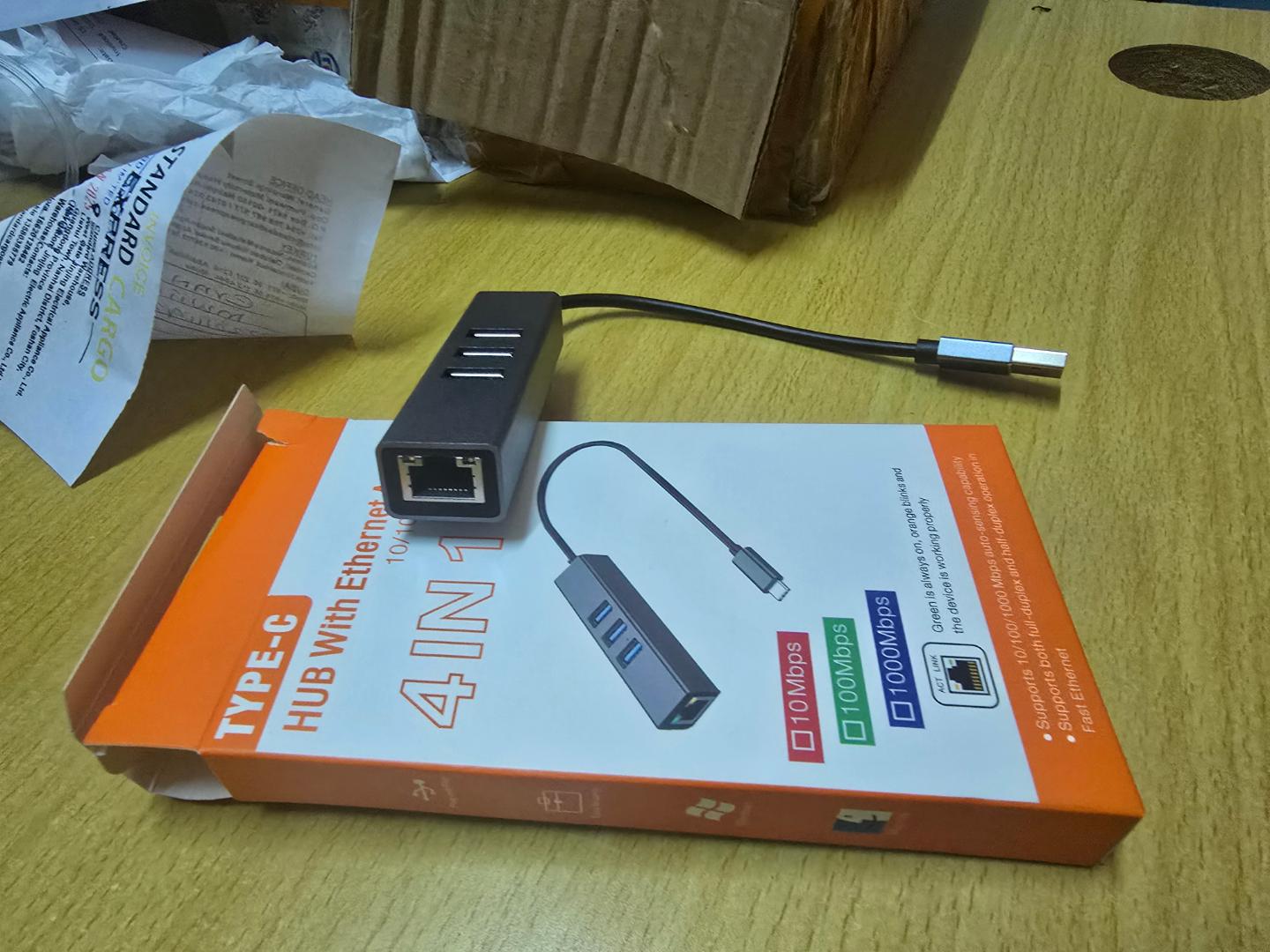 Ethernet LAN Cable to USB adapter