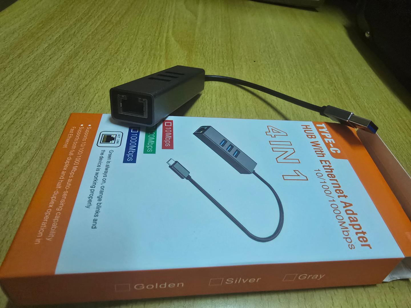 Ethernet LAN Cable to USB adapter