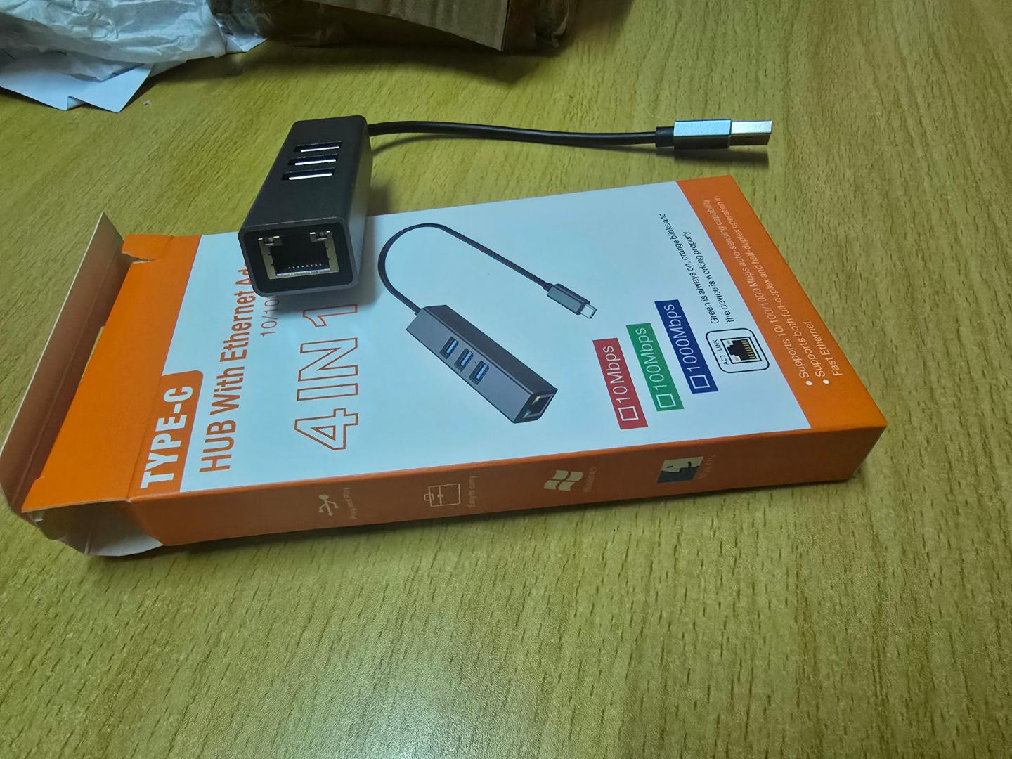 Ethernet LAN Cable to USB adapter