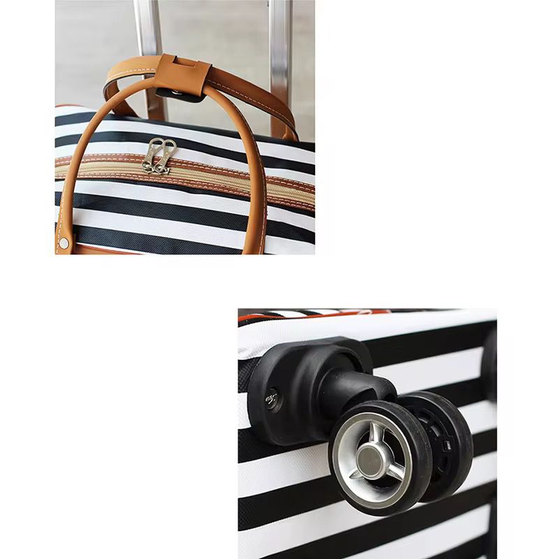 Stylish & Durable Trolley Travel Bag with 4 Universal Wheels