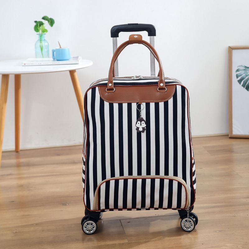 Stylish & Durable Trolley Travel Bag with 4 Universal Wheels