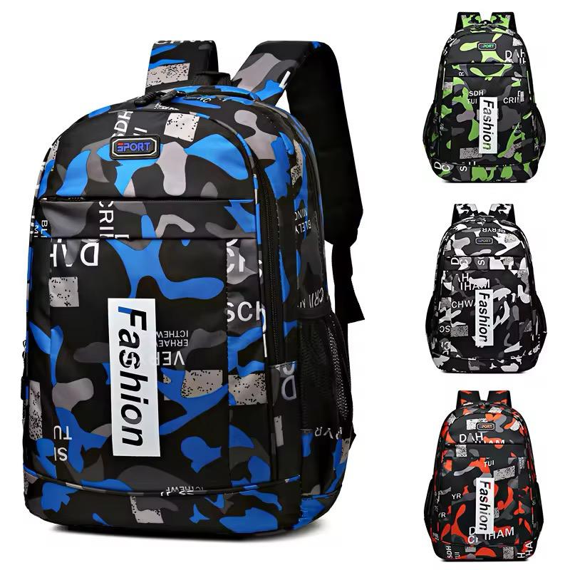 Trendy Camouflage Waterproof Backpack | Durable School Bag for Everyday Use