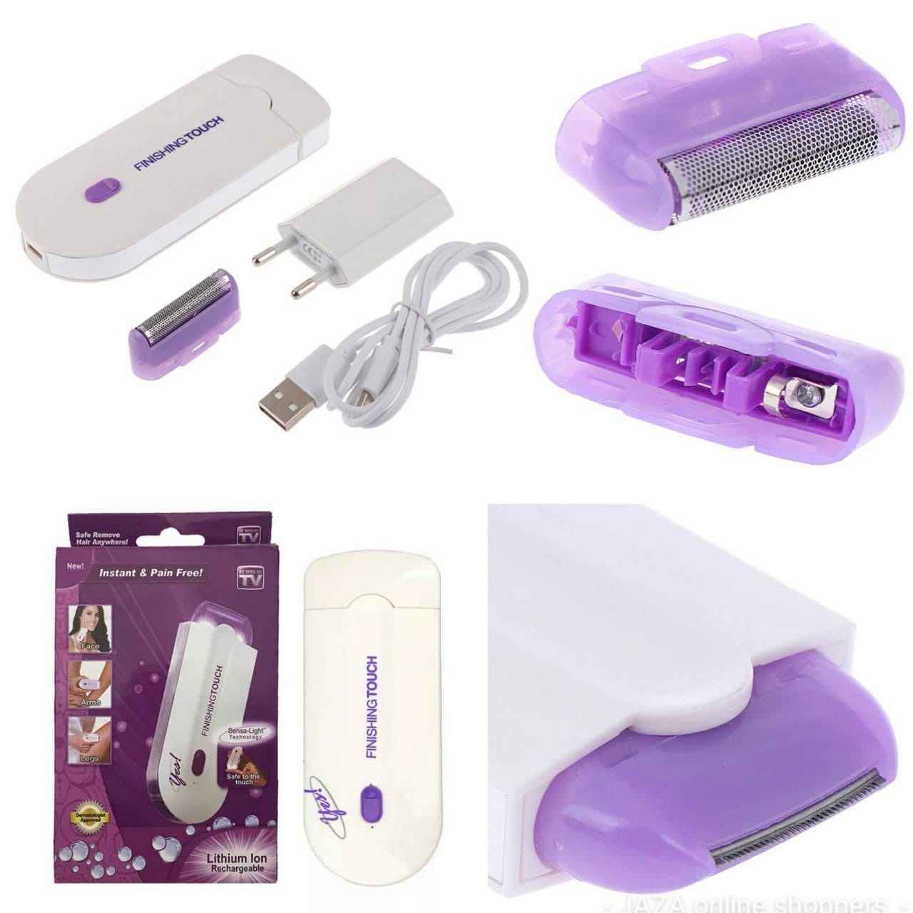 Electric Face & Body Painless Hair Remover | Rechargeable Epilator with Advanced Sense-Light Technology
