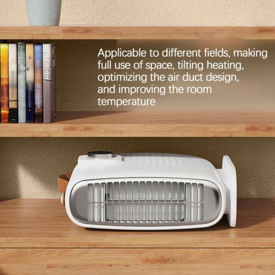 Reliable Electric Space Heater – Fast-Heating Ceramic Warmer with Overheat Protection & Super Wind Speed for Home