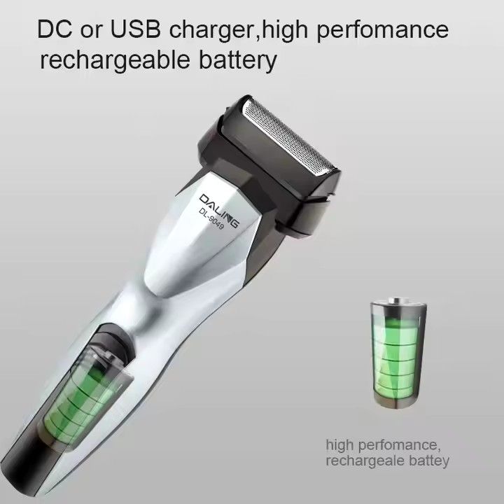 Original Daling 3-in-1 Grooming Kit – Electric Hair Clipper, Shaver & Nose Trimmer with Stainless Steel Blades
