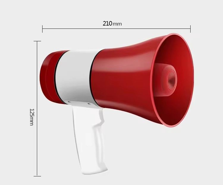 Original Handheld Megaphone – Loud Speaker with Siren, Recorder & USB Input, Rechargeable Battery