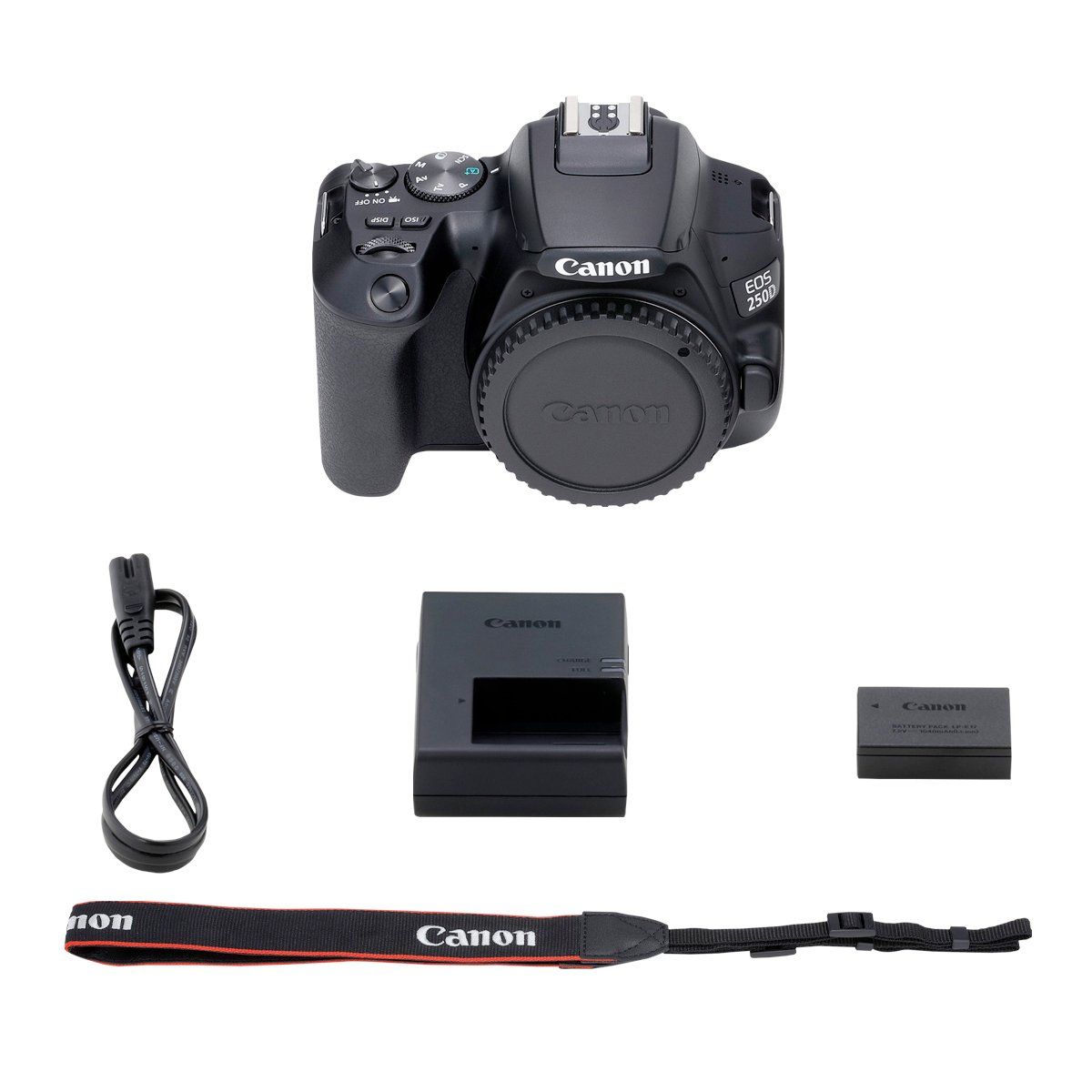 Canon EOS 250D DSLR Camera 99% New – 24.1MP, Dual Pixel AF, 4K Video, Vari-Angle Touchscreen, Lightweight & Compact for Remote Work, Content Creation, Vlogging