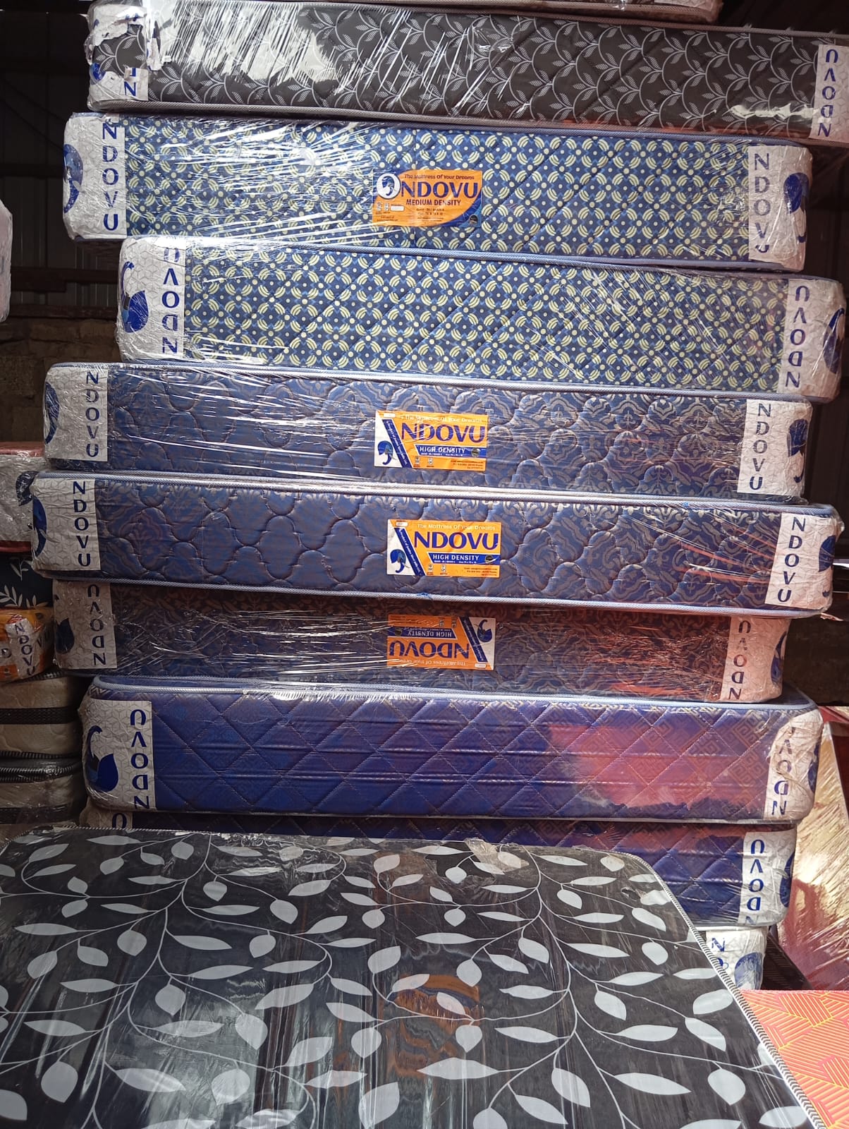 4x6 High-Density Quilted 8-Inch Ndovu Superfoam Mattress – Premium Comfort, Long-Lasting Support for Home, Guest Room & Hostel Use