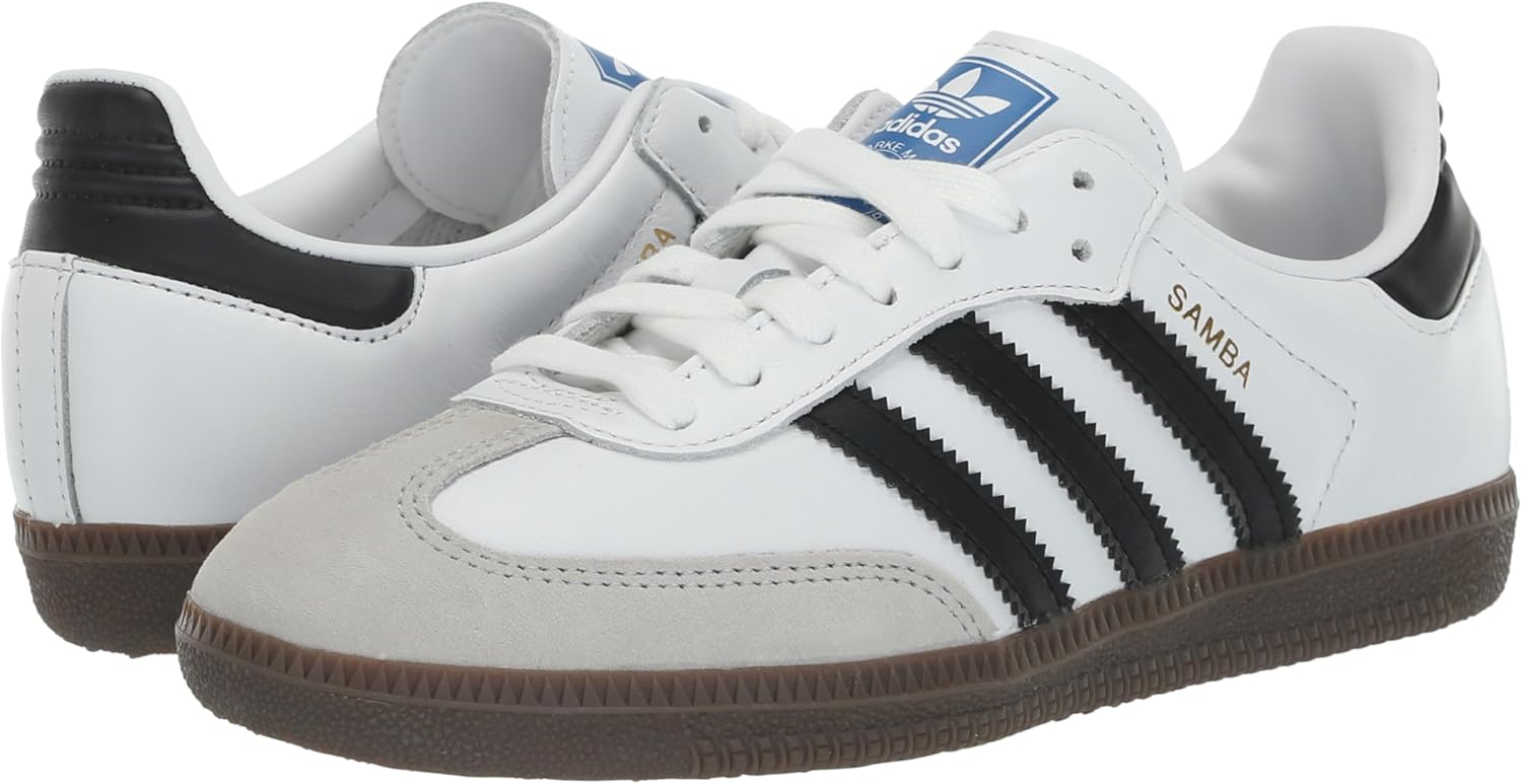 UNISEX Original Authentic Samba white/black Size 37-45 Men's/ Women Fashion Shoes Casual Sneakers Premium Quality