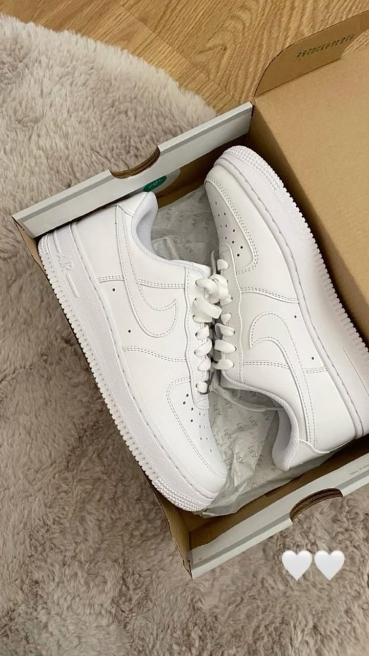 AIR FORCE 1 HARD LEATHER WHITE LOW CUT GRADE 1 AIRFORCE 1 HIGH QUALITY SNEAKERS, AIRFORCE 1 SHOES