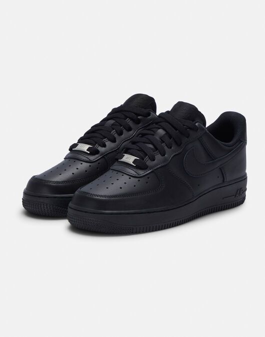 Air Force 1 Hard Leather Low Cut Black Grade 1 Airforce 1 High Quality Sneakers, Airforce 1 Unisex Shoes Affordable Men Women Sneakers
