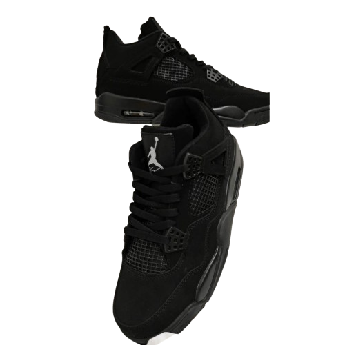 HIGH QUALITY ⚡JORDAN 4 high quality j4 thunder Black sneakers Original fashion leather men shoes Imported Sneakers Unisex