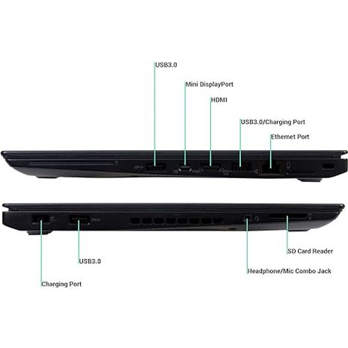 Brand New Fast Coding Lenovo ThinkPad Core 8GB RAM Laptop Intel Processor, 14" HD Display, High Performance, Fast & Lightweight Notebook, 256SSD, Webcam, Windows Pro OS Plus Free Wireless Mouse Gift