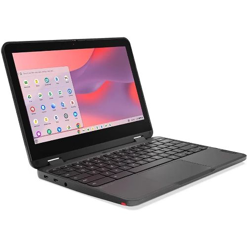 Lenovo Touchscreen Chromebook 4GB RAM FHD 12' Display Lightweight Fast Notebook 500GB Cloud Storage Upgradable Online Work Students Laptop Multitasking x360 Plus Free Wireless Mouse