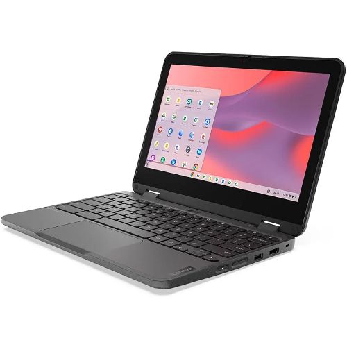 Lenovo Touchscreen Chromebook 4GB RAM FHD 12' Display Lightweight Fast Notebook 500GB Cloud Storage Upgradable Online Work Students Laptop Multitasking x360 Plus Free Wireless Mouse