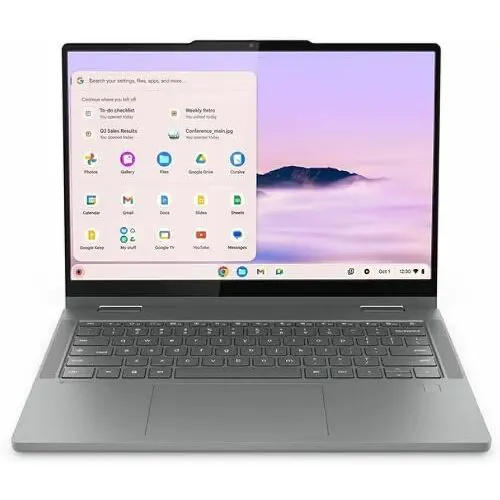 Lenovo Touchscreen Chromebook 4GB RAM FHD 12' Display Lightweight Fast Notebook 500GB Cloud Storage Upgradable Online Work Students Laptop Multitasking x360 Plus Free Wireless Mouse Black