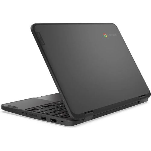 Lenovo Touchscreen Chromebook 4GB RAM FHD 12' Display Lightweight Fast Notebook 500GB Cloud Storage Upgradable Online Work Students Laptop Multitasking x360 Plus Free Wireless Mouse Black