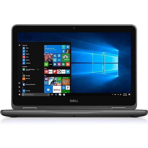 Brand New Dell Touchscreen X360 4GB RAM FHD 12' Display Lightweight Fast Notebook 128GB SSD Plus 500GB Cloud Storage Upgradable Online Work Laptop Multitasking Suitable for Student Windows 11