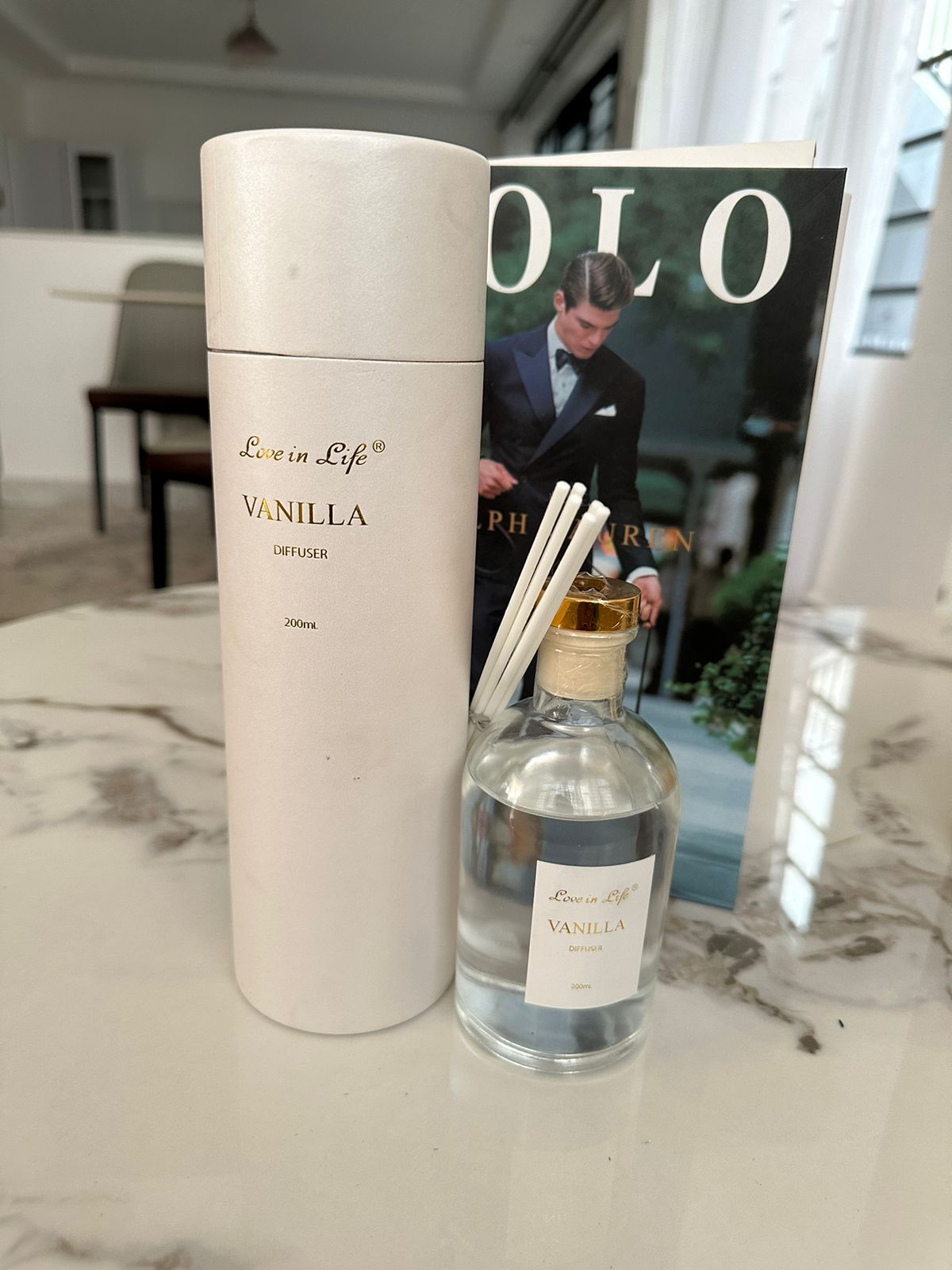 Luxury Scented Reed Diffusers – 200ml, Canvas Packaging, Aromatherapy in Sandalwood, Vanilla, Mango & Eucalyptus – Elegant Home Fragrance & Gift Set