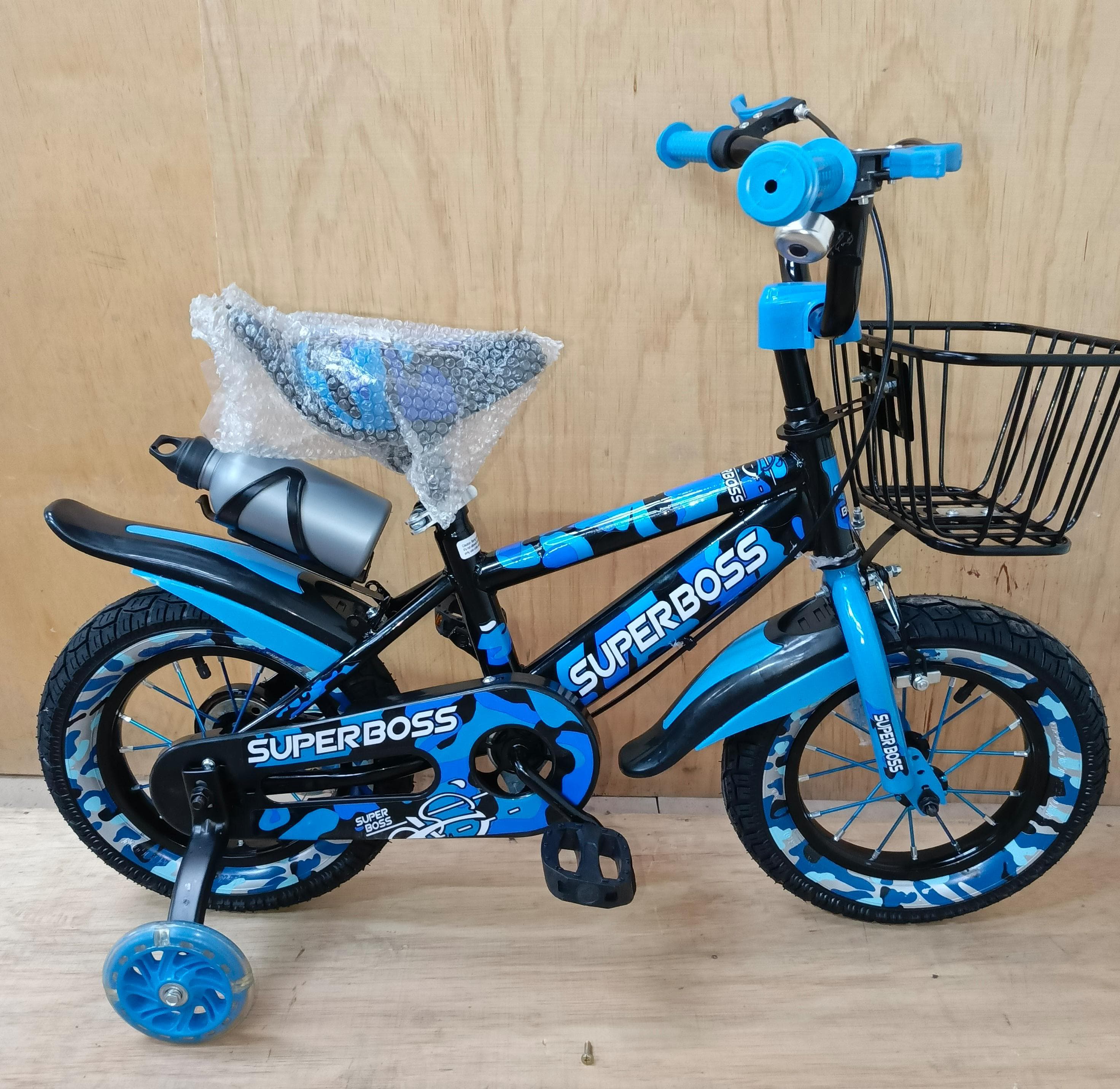 Superboss Size 20 Flowered Girls Bicycle – Stylish Kids Bike with Training Wheels, Dual Suspension, Safety Brakes & Durable Frame for Ages 7–10