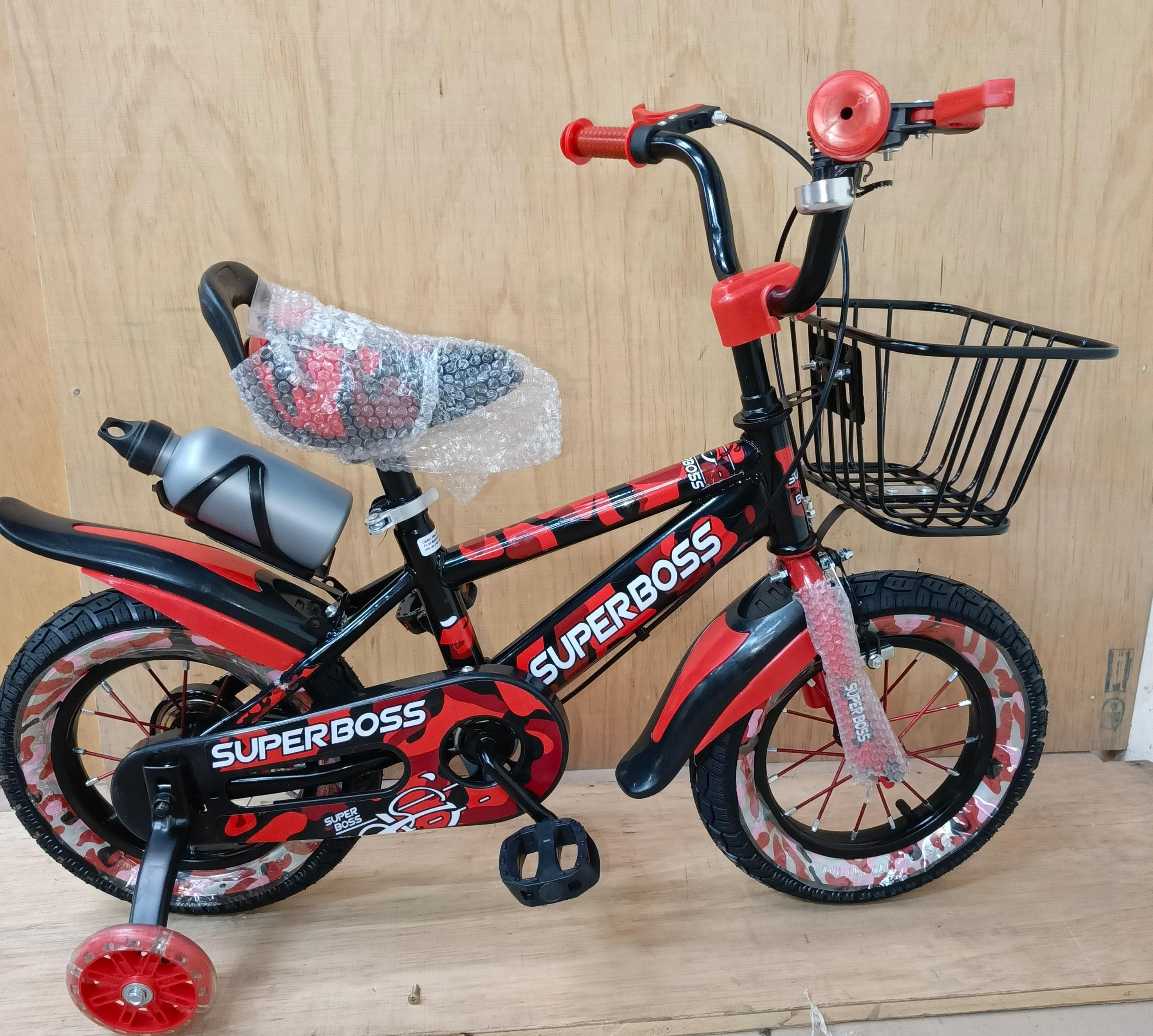 Superboss Size 20 Flowered Girls Bicycle – Stylish Kids Bike with Training Wheels, Dual Suspension, Safety Brakes & Durable Frame for Ages 7–10