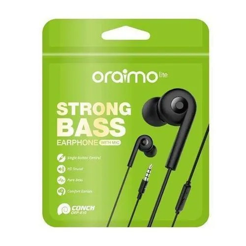 Oraimo Strong Bass, HD Sound Earphone + MicROPHONE HEADSET
