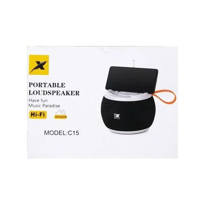 C15 WIRELESS bass BLUETOOTH Speaker BT/USB/TF/DC5V/AUX 1200 MAh LONG LASTING BATTERY
