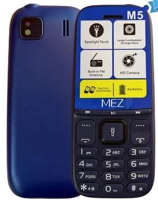 Mez M5 Wireless FM, Torchlight, Dual SIM Mobile