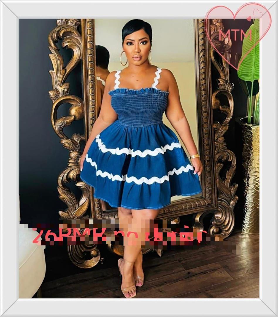 Denim dress