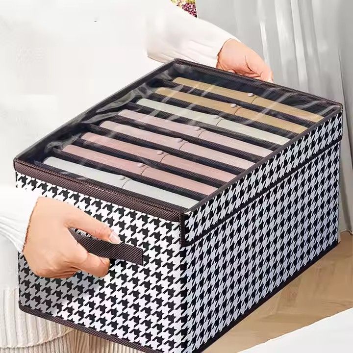 Hot Clothes Organizer Non-woven Fabric Clothes Organizer Drawer Foldable Organizer Clothes Pants Jeans Storage Box