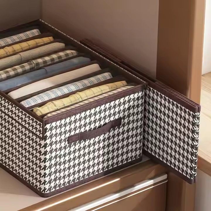 Hot Clothes Organizer Non-woven Fabric Clothes Organizer Drawer Foldable Organizer Clothes Pants Jeans Storage Box