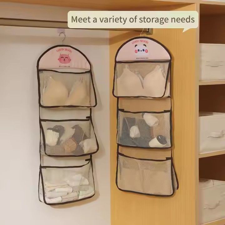Household Hanging Organizer Storage Bag Bathroom Clothes Storage Bag Children Toys Wall Hanging Bag