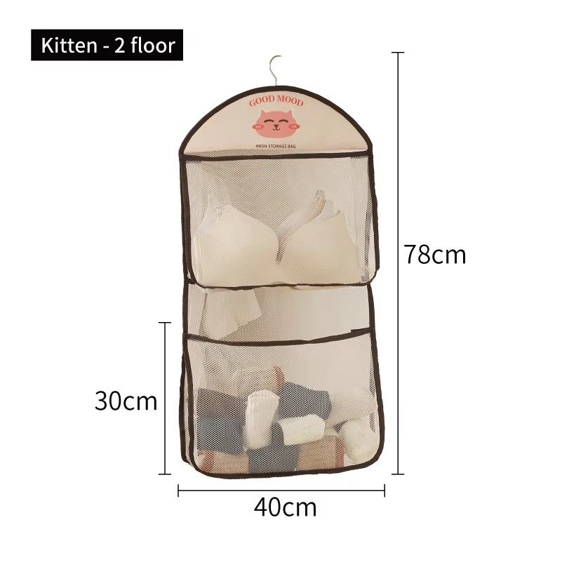 Household Hanging Organizer Storage Bag Bathroom Clothes Storage Bag Children Toys Wall Hanging Bag