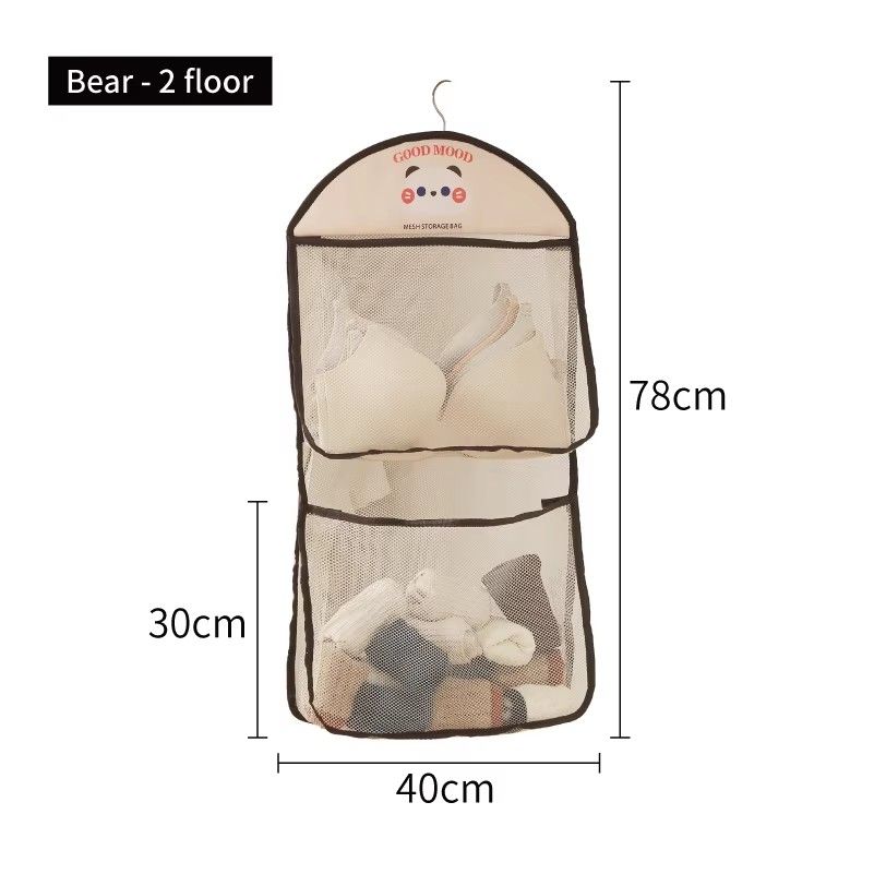 Household Hanging Organizer Storage Bag Bathroom Clothes Storage Bag Children Toys Wall Hanging Bag