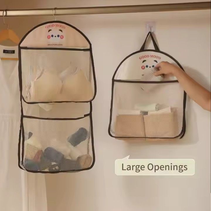 Household Hanging Organizer Storage Bag Bathroom Clothes Storage Bag Children Toys Wall Hanging Bag