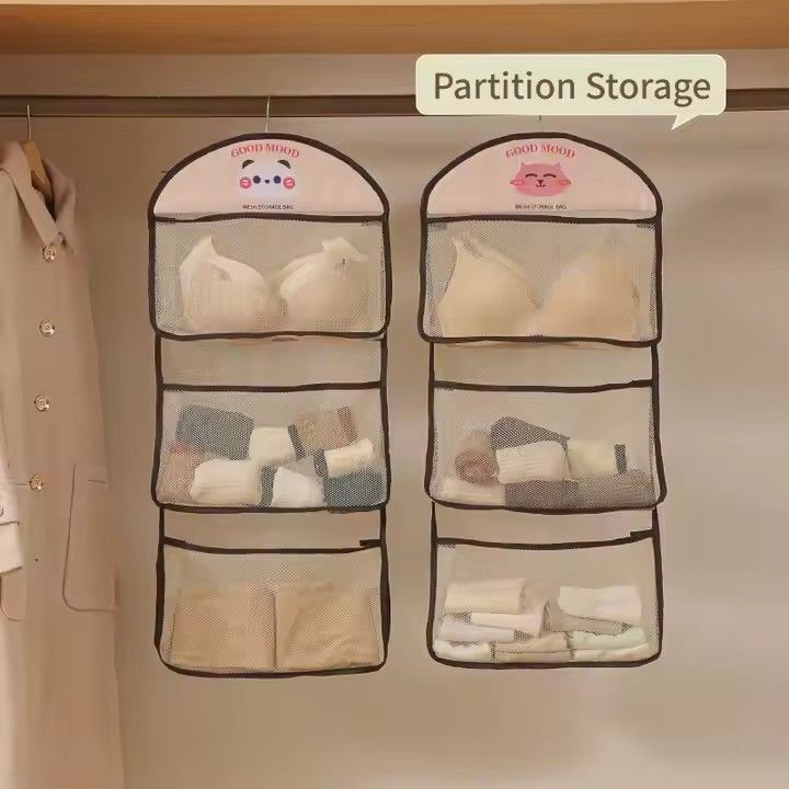 Household Hanging Organizer Storage Bag Bathroom Clothes Storage Bag Children Toys Wall Hanging Bag