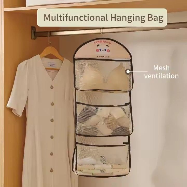 Household Hanging Organizer Storage Bag Bathroom Clothes Storage Bag Children Toys Wall Hanging Bag