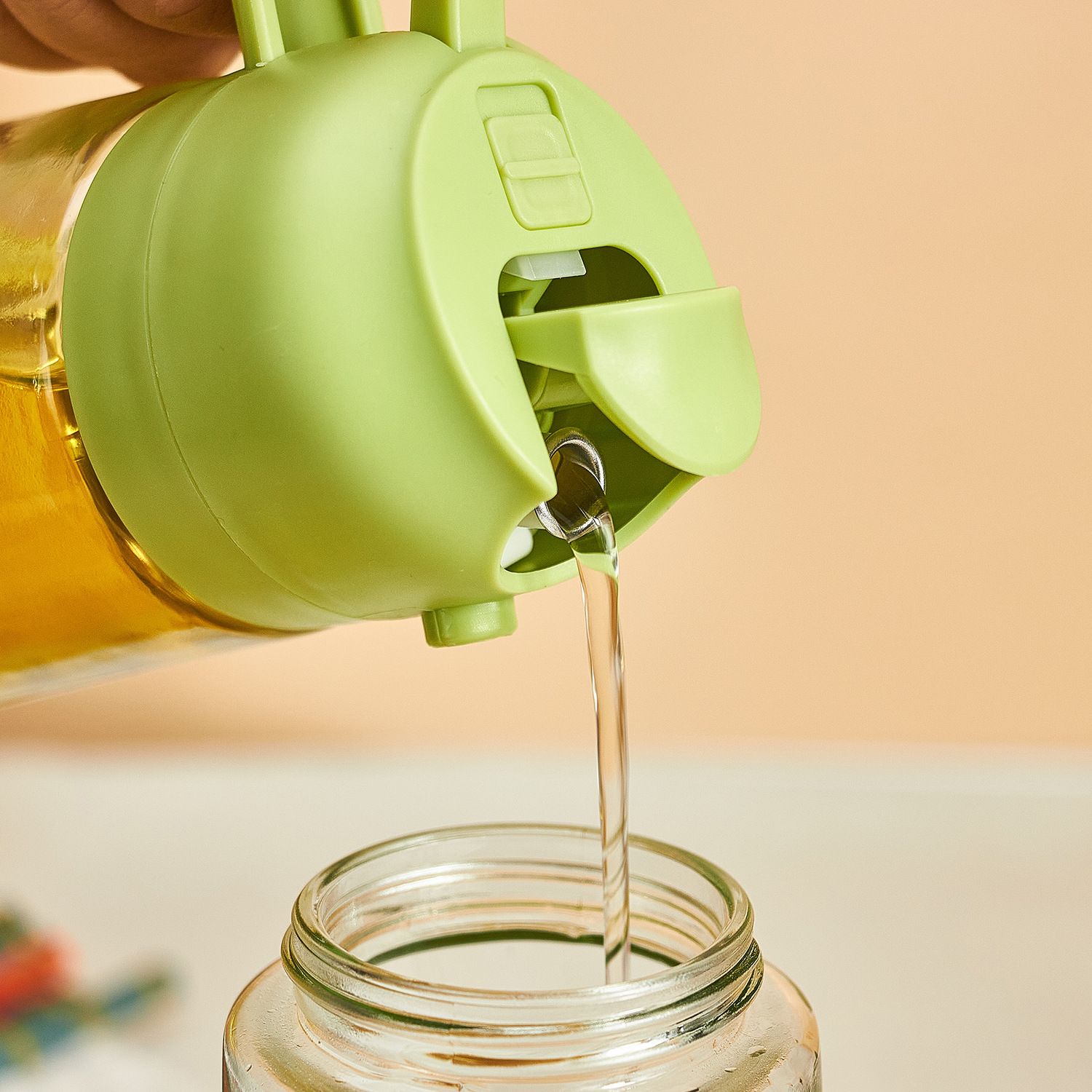 Cooking Kitchen Salad Barbecue 16oz/470ml 2 in 1 Oil Sprayer Bottle Olive Oil Dispenser Bottle for Kitchen and Air Fryer, Barbecue, Salad