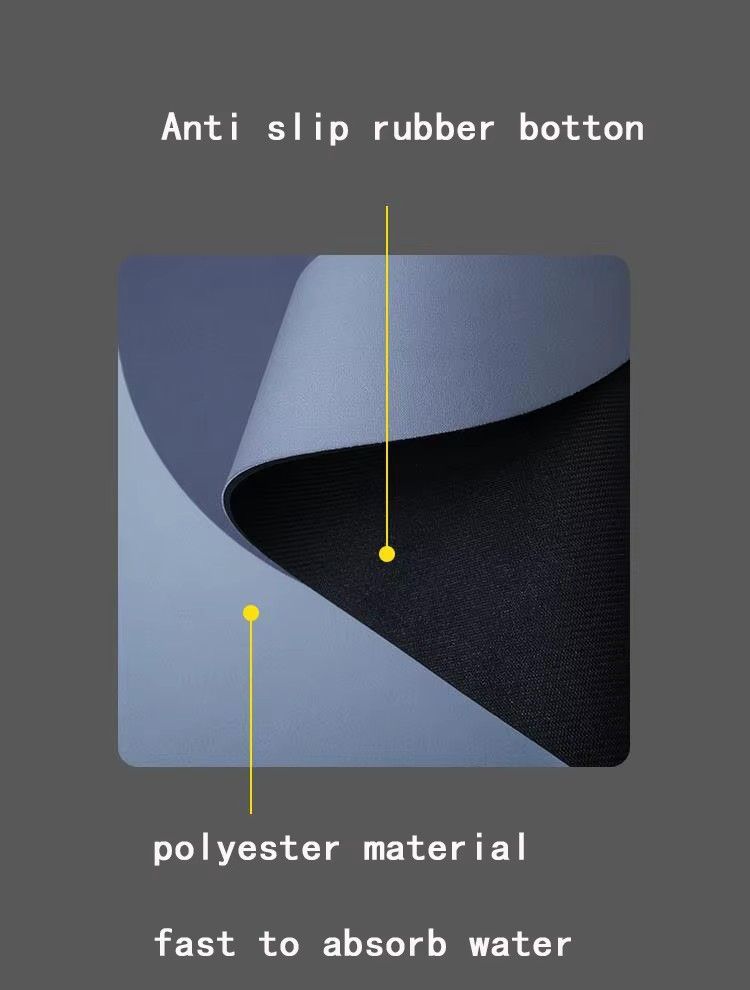 3.5mm Thick Absorbent Pads Dirt-resistant Non-slip Easy to Clean Long Kitchen Rubber Mat and Rugs
