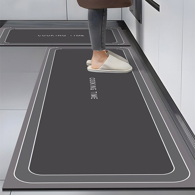 3.5mm Thick Absorbent Pads Dirt-resistant Non-slip Easy to Clean Long Kitchen Rubber Mat and Rugs