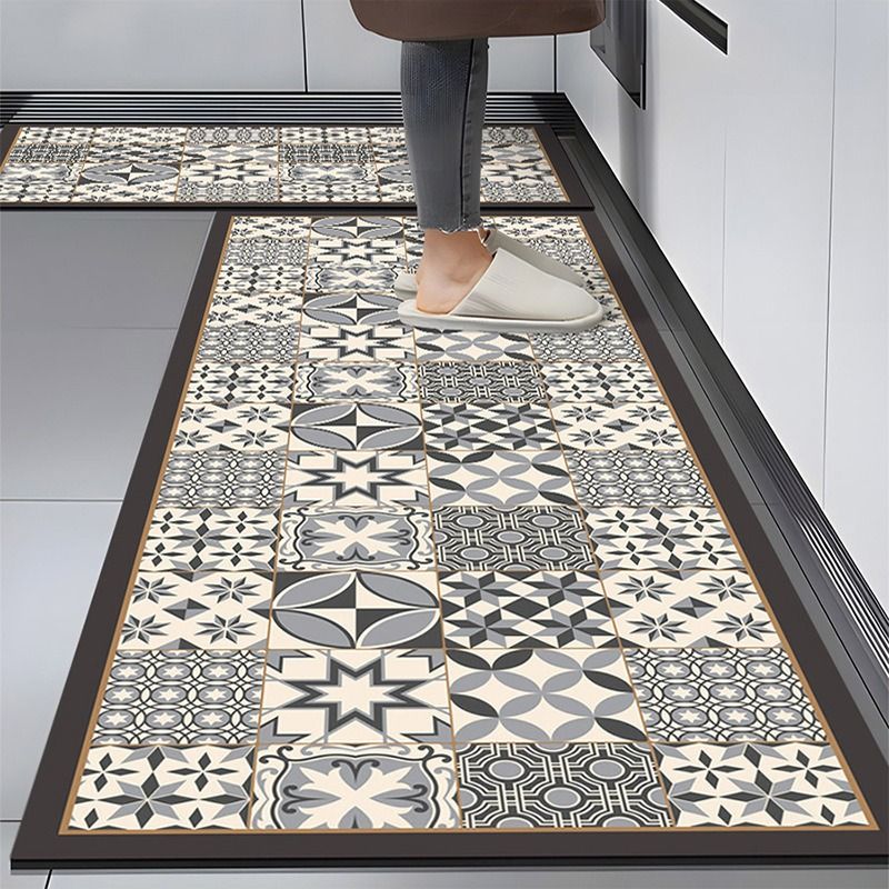 3.5mm Thick Absorbent Pads Dirt-resistant Non-slip Easy to Clean Long Kitchen Rubber Mat and Rugs