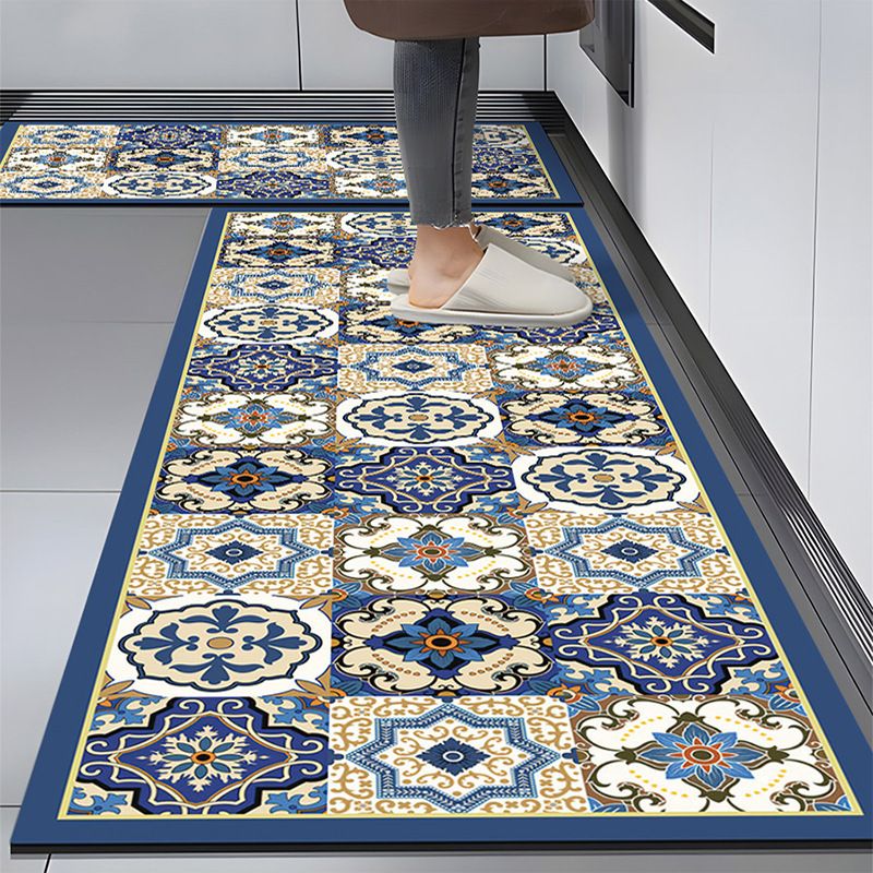 3.5mm Thick Absorbent Pads Dirt-resistant Non-slip Easy to Clean Long Kitchen Rubber Mat and Rugs