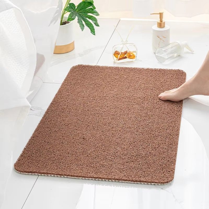 Extra thick Non-Slip PVC Anti-Slip Spa Shower Bath Mat Rug Non-Toxic With Suction Cups Machine Washable for Bathroom Tub