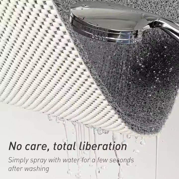 Extra thick Non-Slip PVC Anti-Slip Spa Shower Bath Mat Rug Non-Toxic With Suction Cups Machine Washable for Bathroom Tub