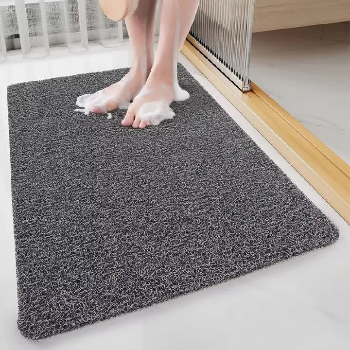 Extra thick Non-Slip PVC Anti-Slip Spa Shower Bath Mat Rug Carpet Non-Toxic With Suction Cups Machine Washable for Bathroom Tub