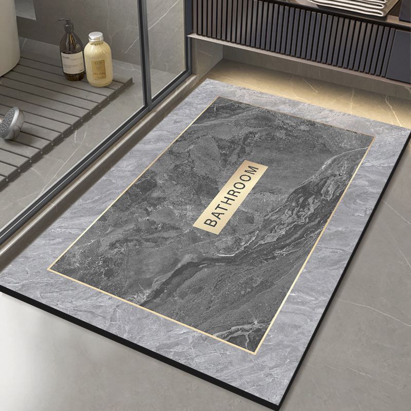 3.5mm Extra Thick Quick-Drying Water-Absorbent Non-Slip Floor Mat Crystal Velvet Kitchen Entrance Door Mat Stain-resistant Carpet Bathroom Bath Rugs